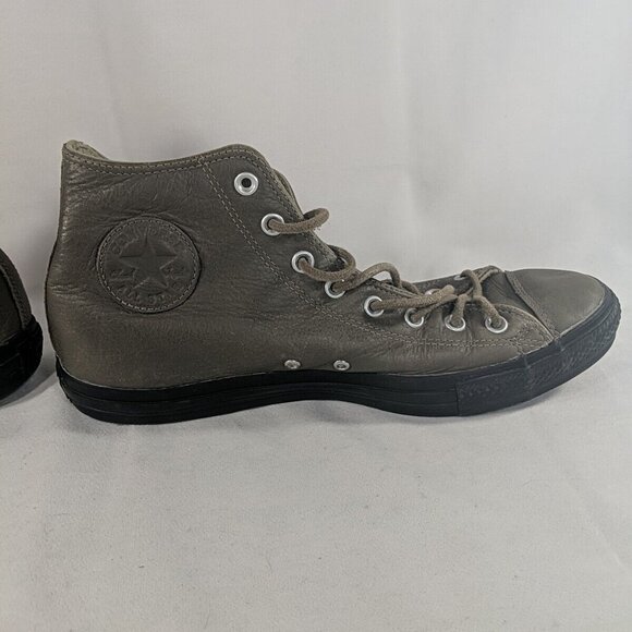 Converse Brown Leather High Top Sneakers Shoes Mens 10.5 10040000C Thinsulate - Picture 7 of 14